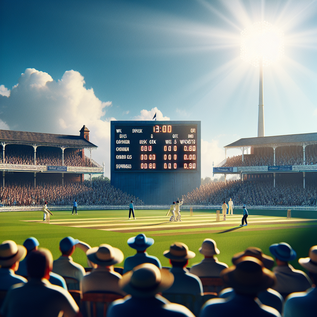 cricket scorw